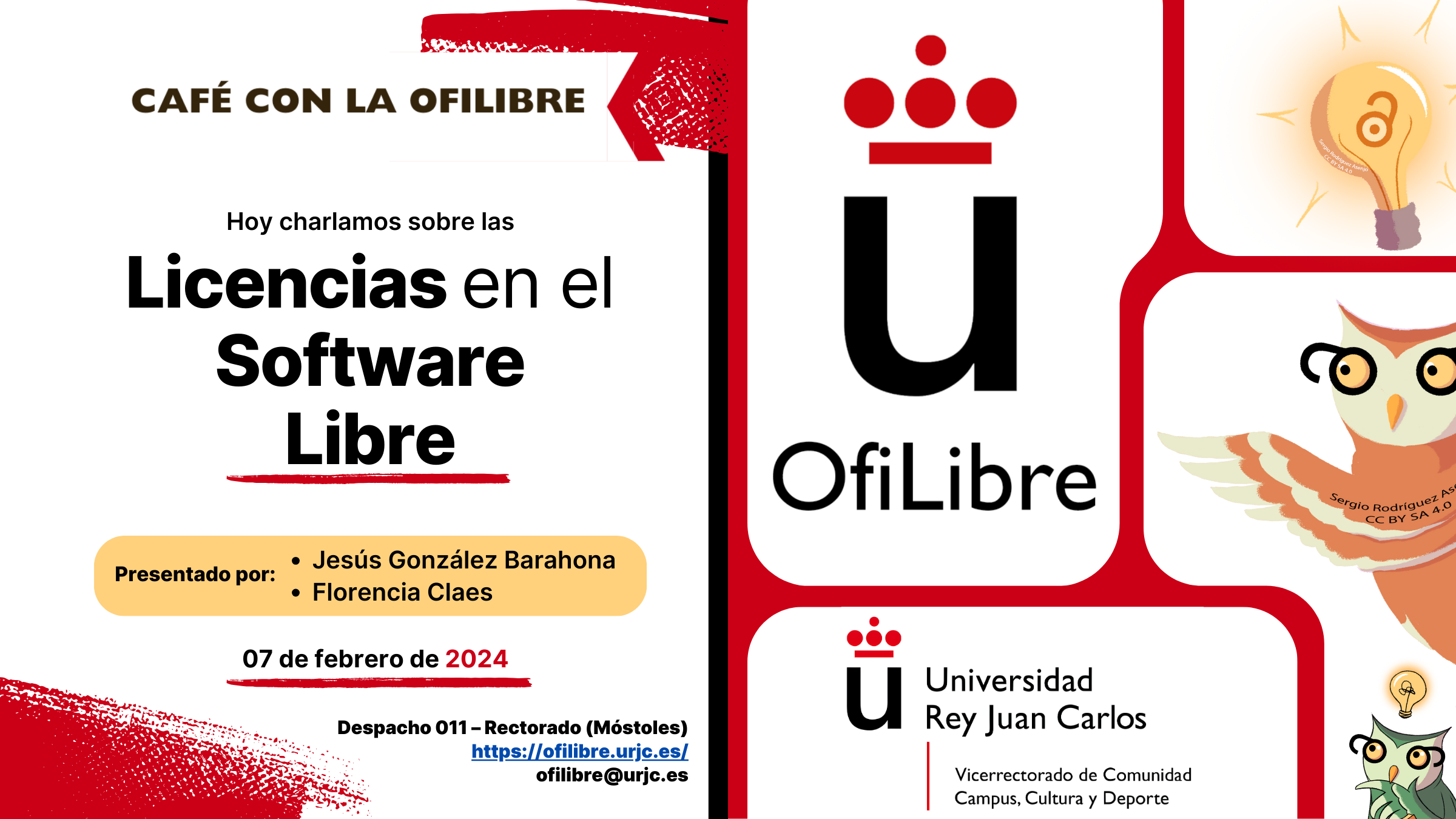 TV URJC - Licencias en el Software Libre -Café con OfiLibre